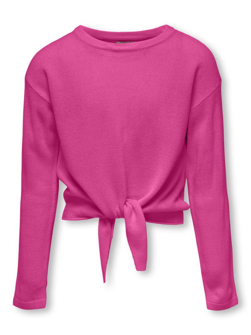 KIDS ONLY - KOGNEWAMALIA LS KNOT O-NECK KNT raspberry rose von KIDS ONLY