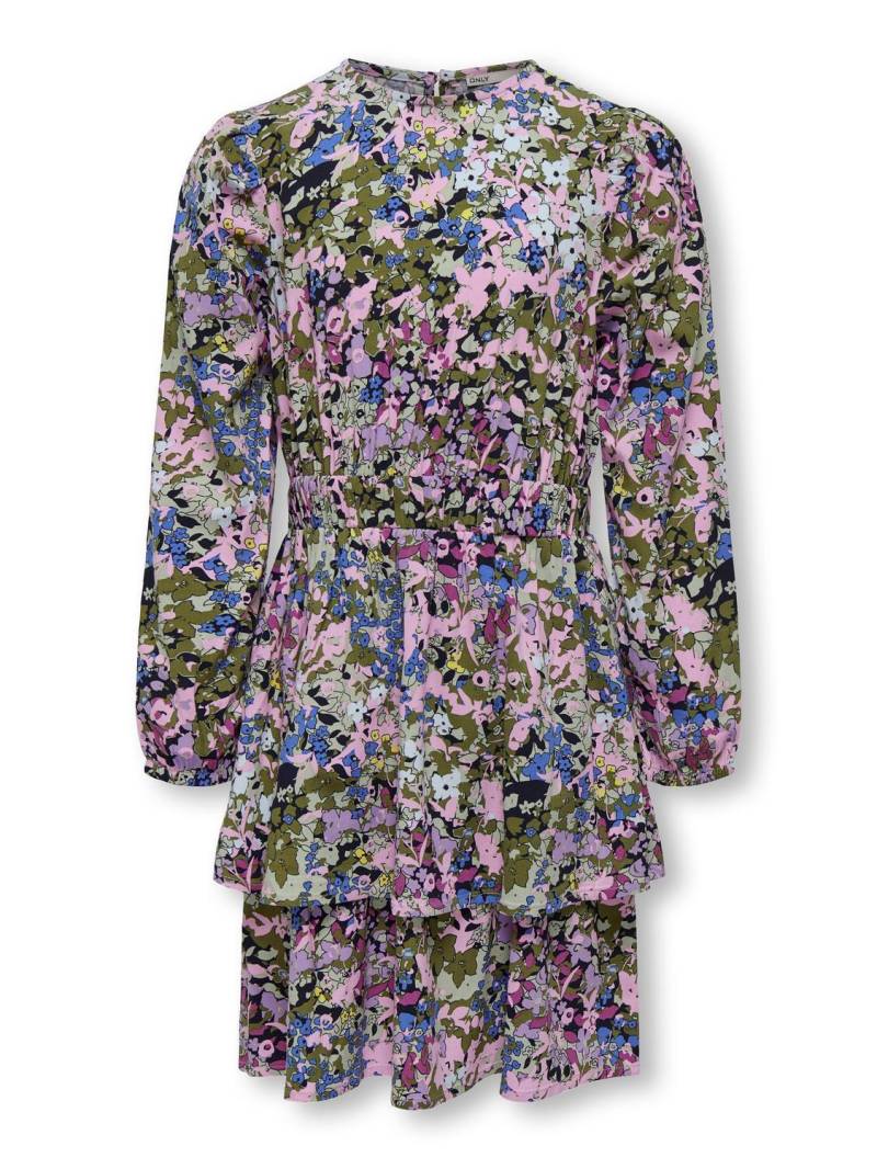 KIDS ONLY - KOGNINA L/S LAYERED DRESS PTM abbey stone - Gr. - 164 von KIDS ONLY