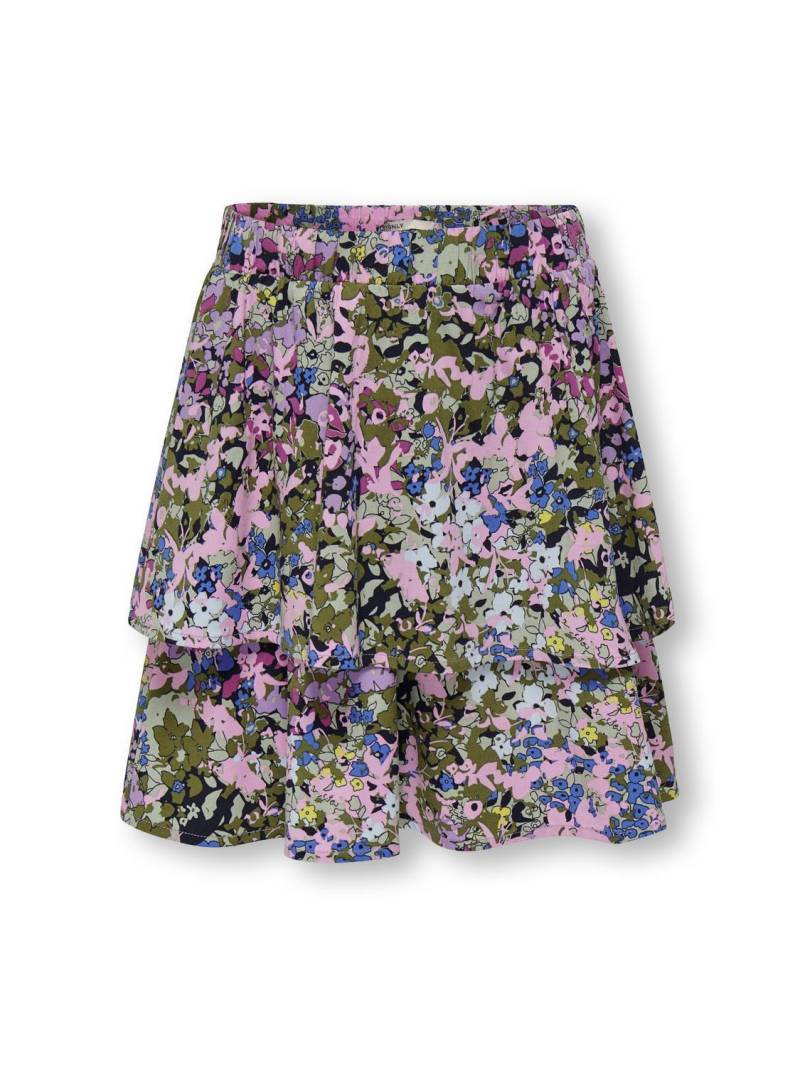 KIDS ONLY - KOGNINA LAYERED SKIRT PTM abbey stone - Gr. - 158 von KIDS ONLY