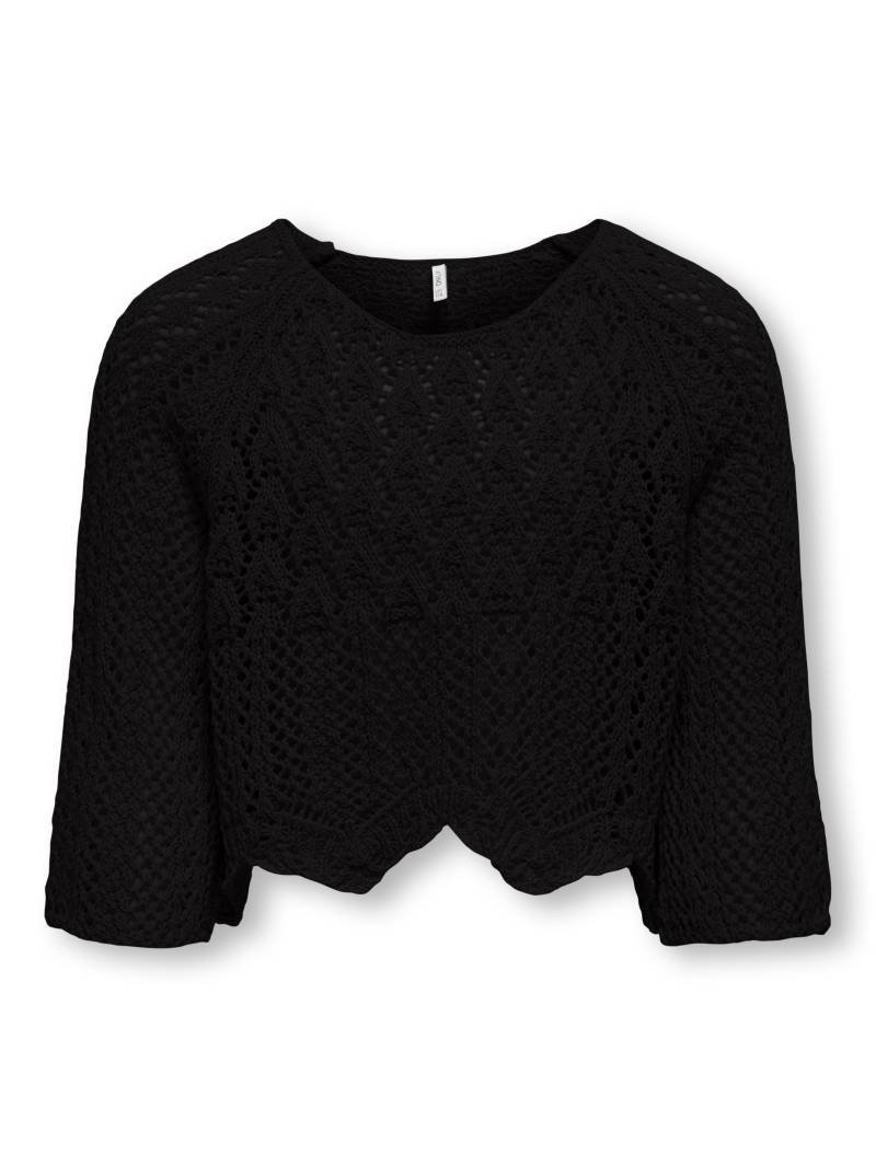 KIDS ONLY - KOGNOLA LIFE 3/4 PULLOVER KNT NOOS black von KIDS ONLY