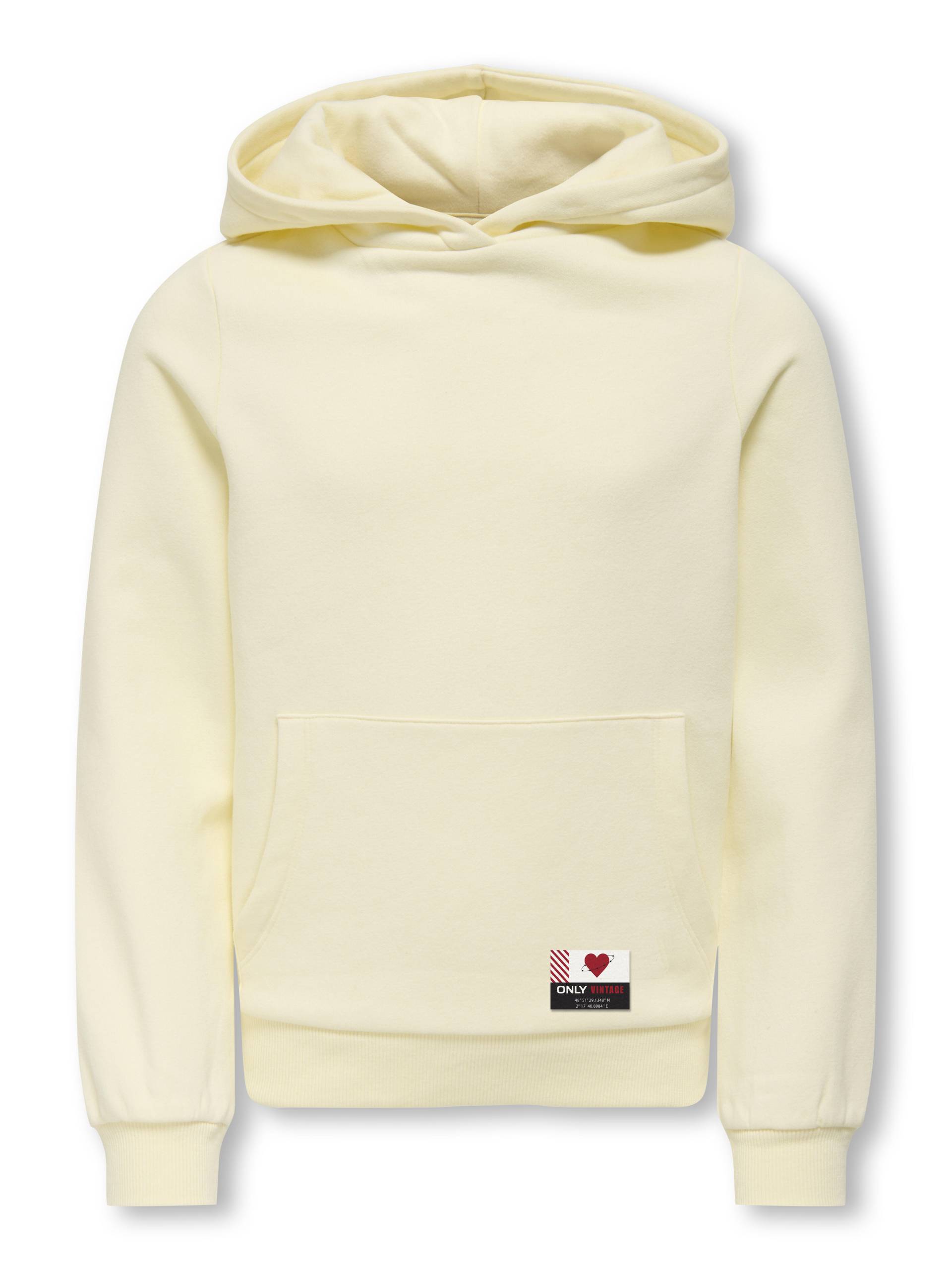 KIDS ONLY - KOGNOOMI-VINTA LABEL LS HOOD CS SWT NOOS antique white von KIDS ONLY