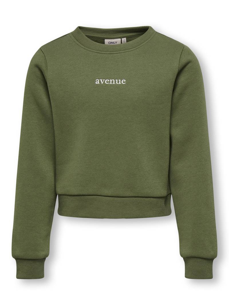 KIDS ONLY - KOGODESSA LS SHORT O-NECK SWT winter moss von KIDS ONLY