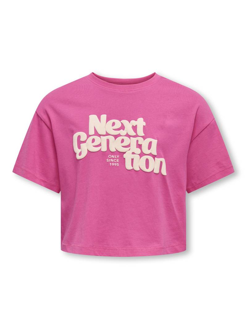 KIDS ONLY - KOGOLIVIA LIFE LOOSE S/S GENERA. TOP JRS fuchsia fedora von KIDS ONLY