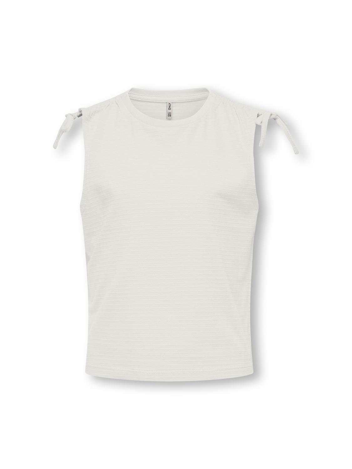 KIDS ONLY - KOGOLIVIE S/L STRING TOP JRS cloud dancer von KIDS ONLY