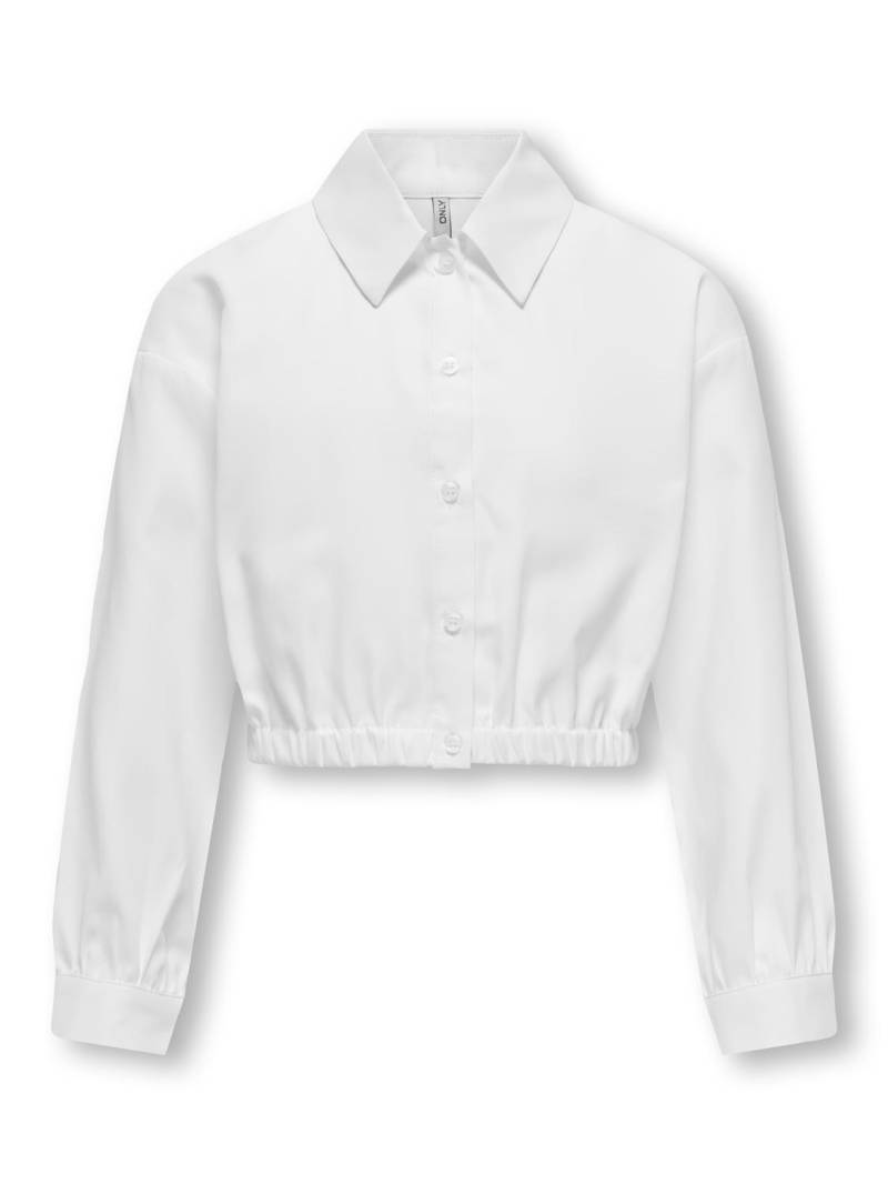 KIDS ONLY - KOGOREGON SHORT WAIST SHIRT WVN bright white - Gr. - 140 von KIDS ONLY