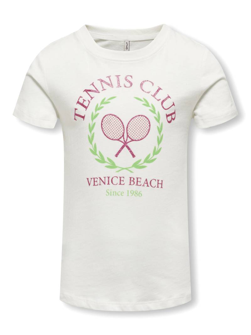 KIDS ONLY - KOGPALMA S/S SPORT TOP BOX JRS cloud dancer von KIDS ONLY