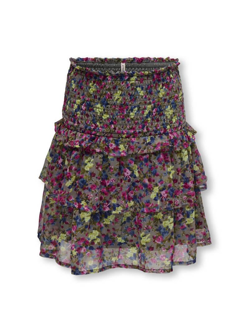 KIDS ONLY - KOGRACHEL SMOCK AOP SKIRT PTM december sky - Gr. - 146 von KIDS ONLY