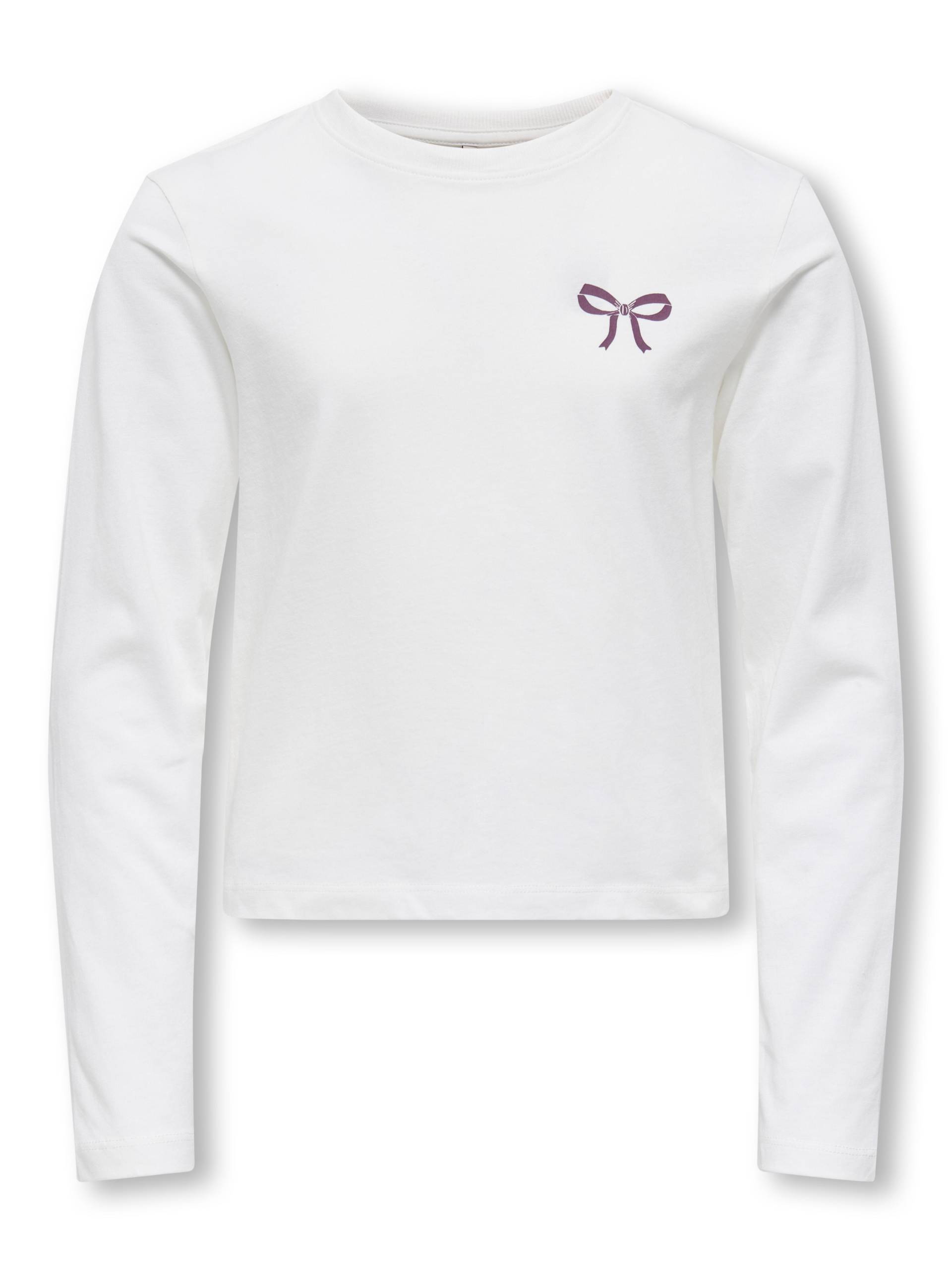 KIDS ONLY - KOGREX L/S PRINT TOP JRS cloud dancer von KIDS ONLY