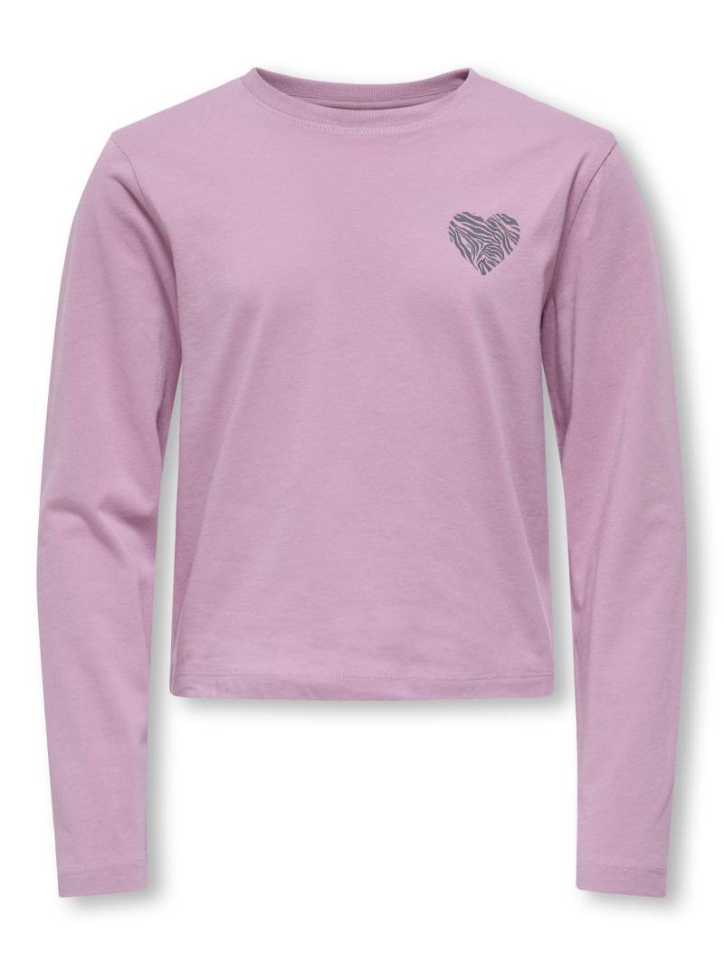 KIDS ONLY - KOGREX L/S PRINT TOP JRS mauve orchid von KIDS ONLY