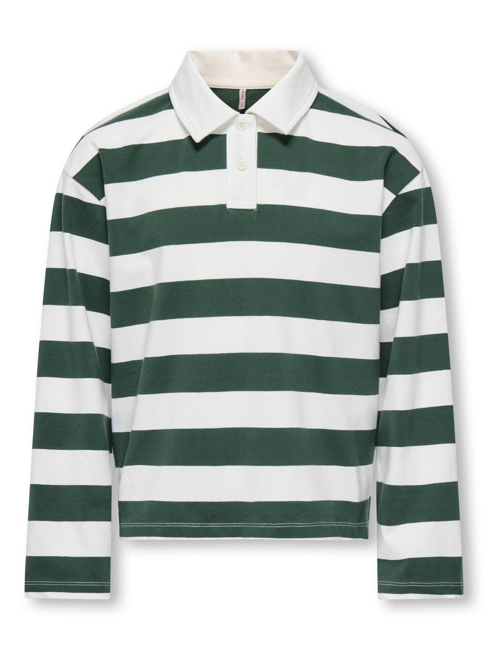 KIDS ONLY - KOGRUBY LIFE L/S BOXY POLO SHIRT JRS pineneedle von KIDS ONLY