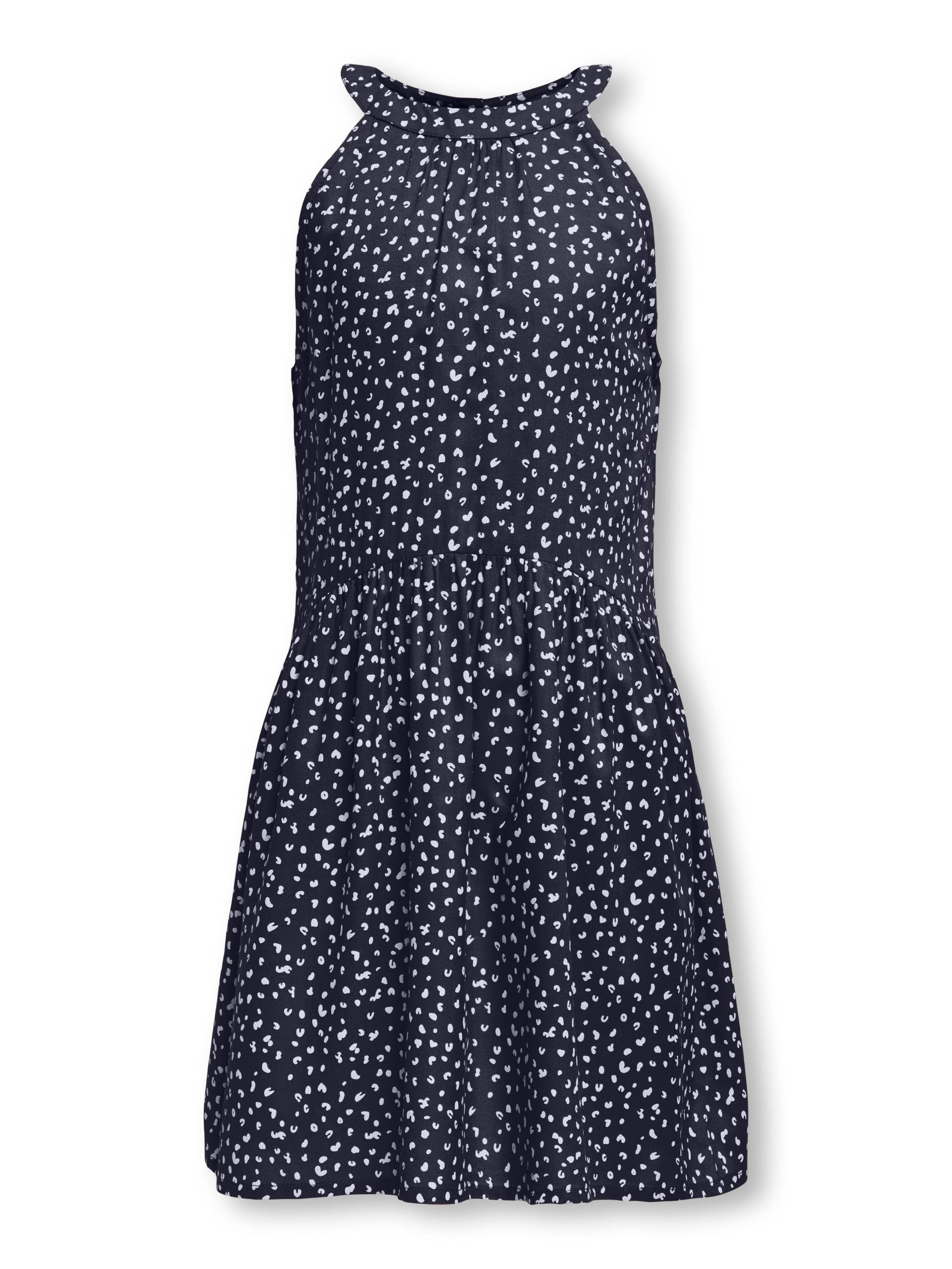 KIDS ONLY - KOGSALLI LIFE HALTER NECK AOP DRESS WVN night sky - Gr. - 158 von KIDS ONLY