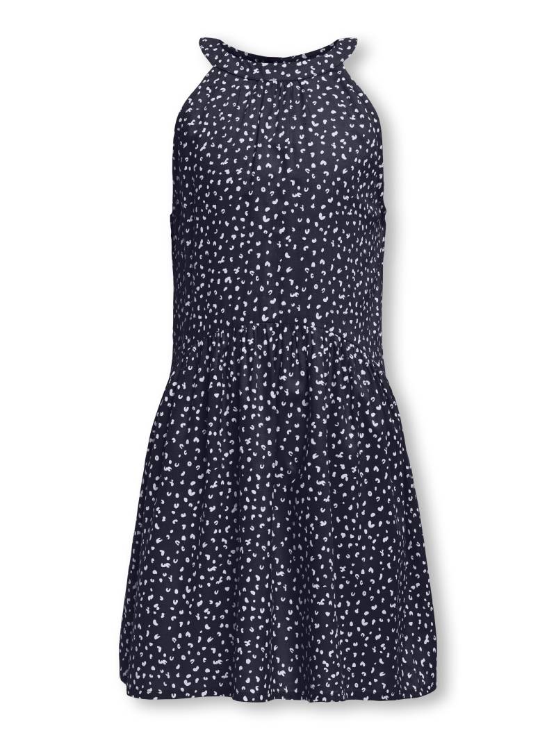 KIDS ONLY - KOGSALLI LIFE HALTER NECK AOP DRESS WVN night sky - Gr. - 158 von KIDS ONLY
