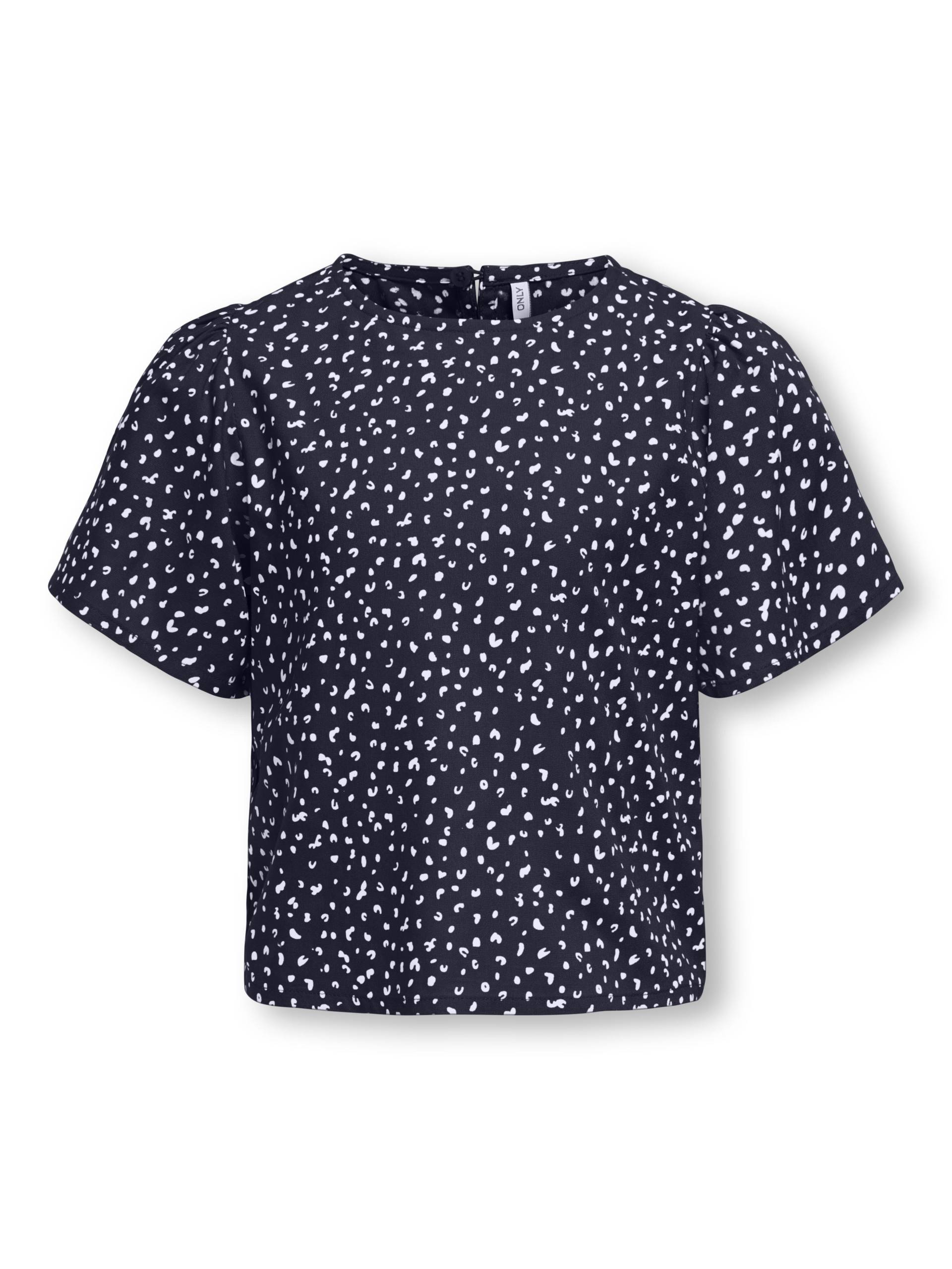KIDS ONLY - KOGSALLI LIFE S/S AOP TOP CP WVN night sky - Gr. - 152 von KIDS ONLY