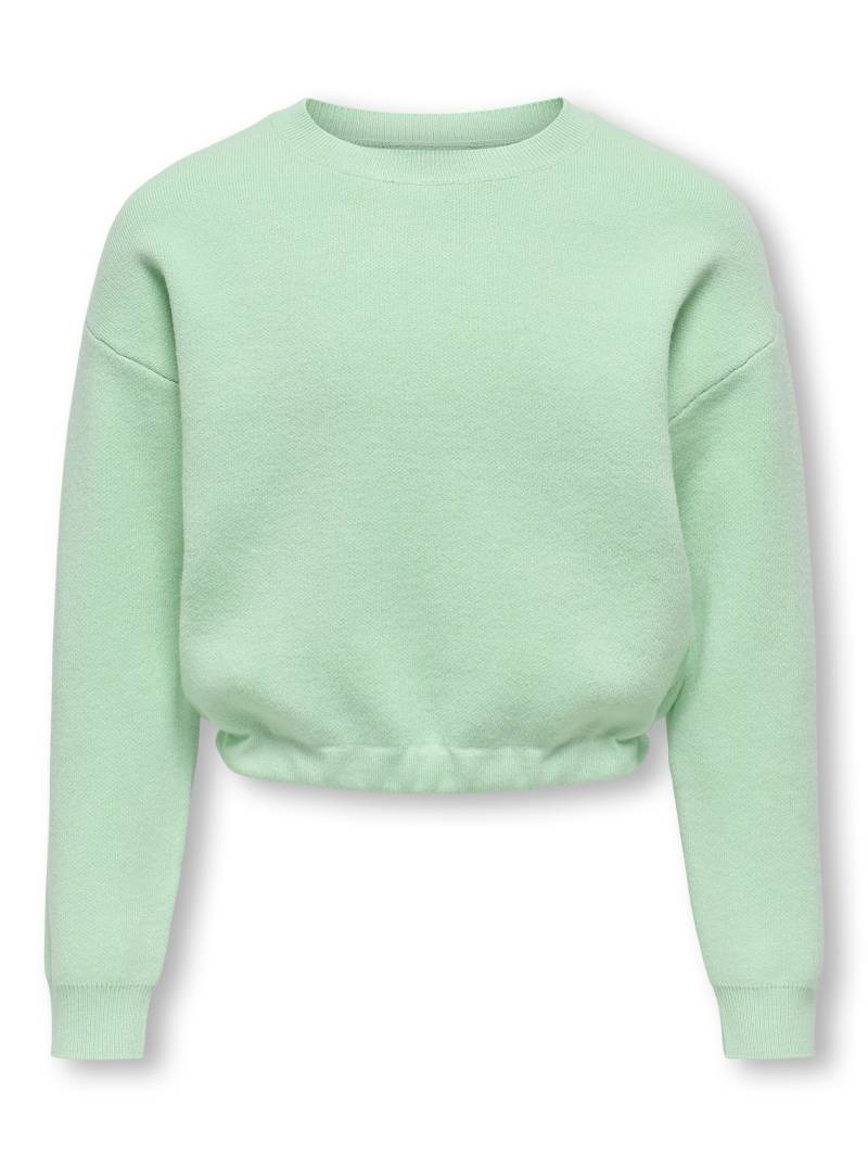 KIDS ONLY - KOGSUMMER LIFE LS SHORT O-NECK CP KNT birds egg green von KIDS ONLY