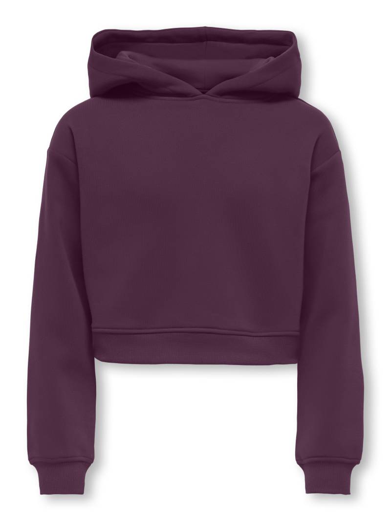 KIDS ONLY - KOGSWEAT L/S HOODIE SHORT SWT NOOS mauve wine von KIDS ONLY