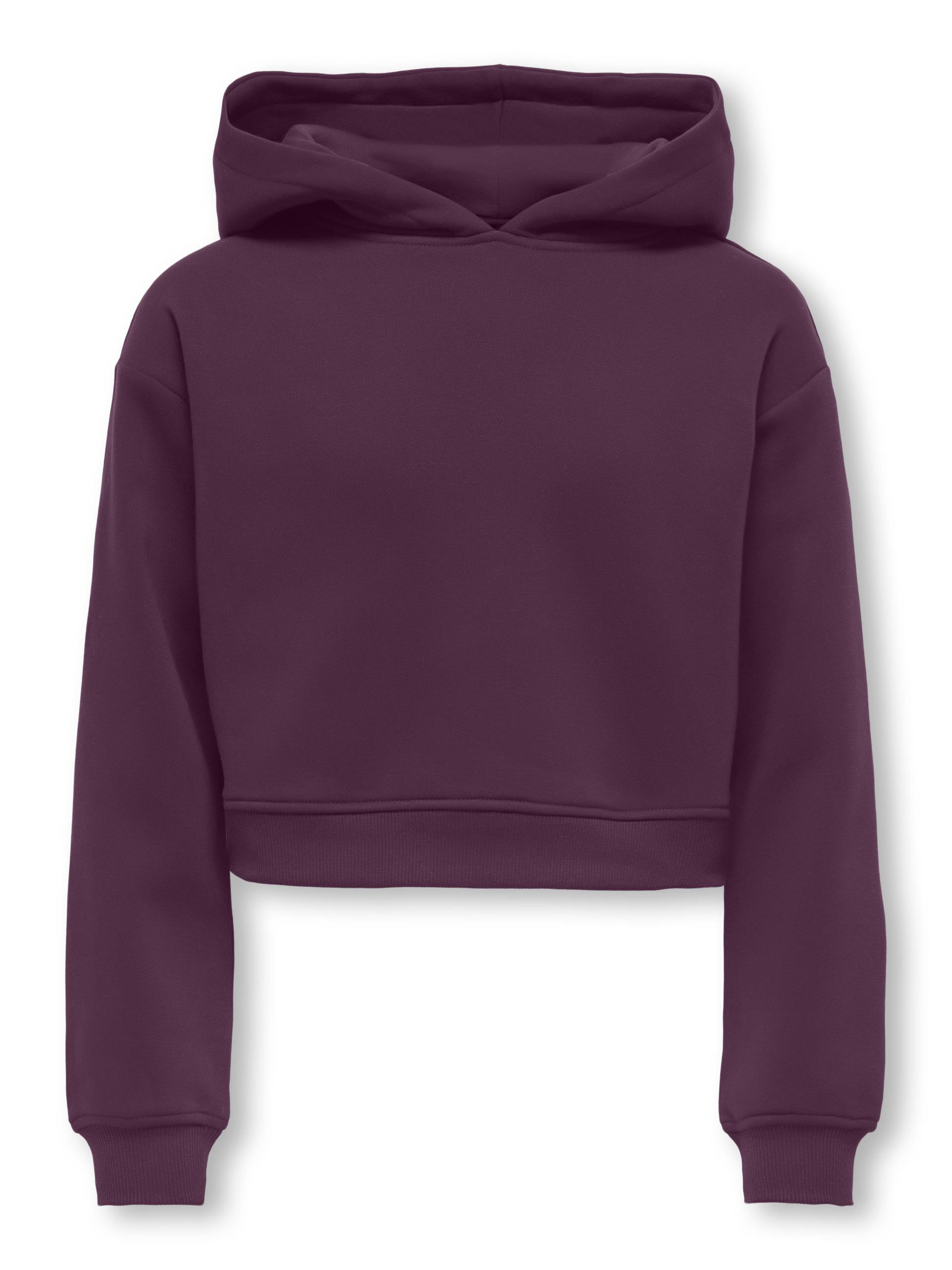 KIDS ONLY - KOGSWEAT L/S HOODIE SHORT SWT NOOS mauve wine von KIDS ONLY