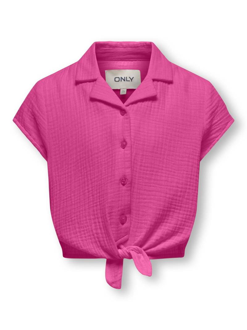 KIDS ONLY - KOGTHYRA CAPSLEEVE KNOT SHIRT WVN raspberry rose - Gr. - 164 von KIDS ONLY