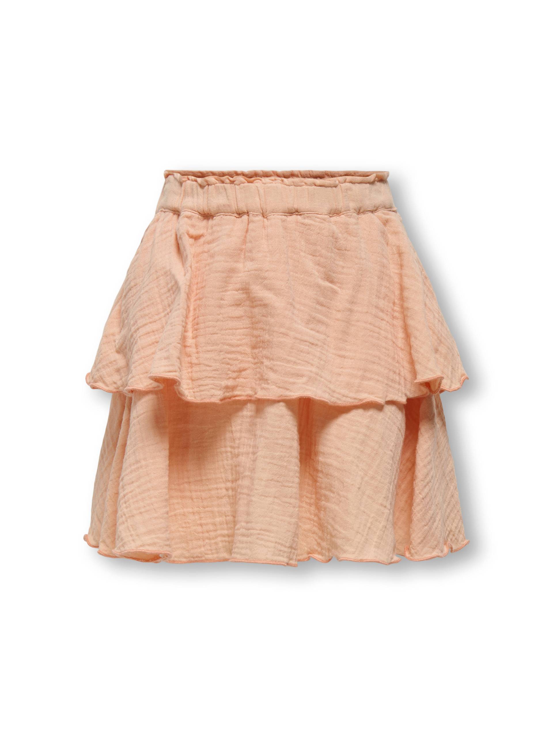 KIDS ONLY - KOGTHYRA LIFE LAYERED SKIRT WVN salmon - Gr. - 152 von KIDS ONLY