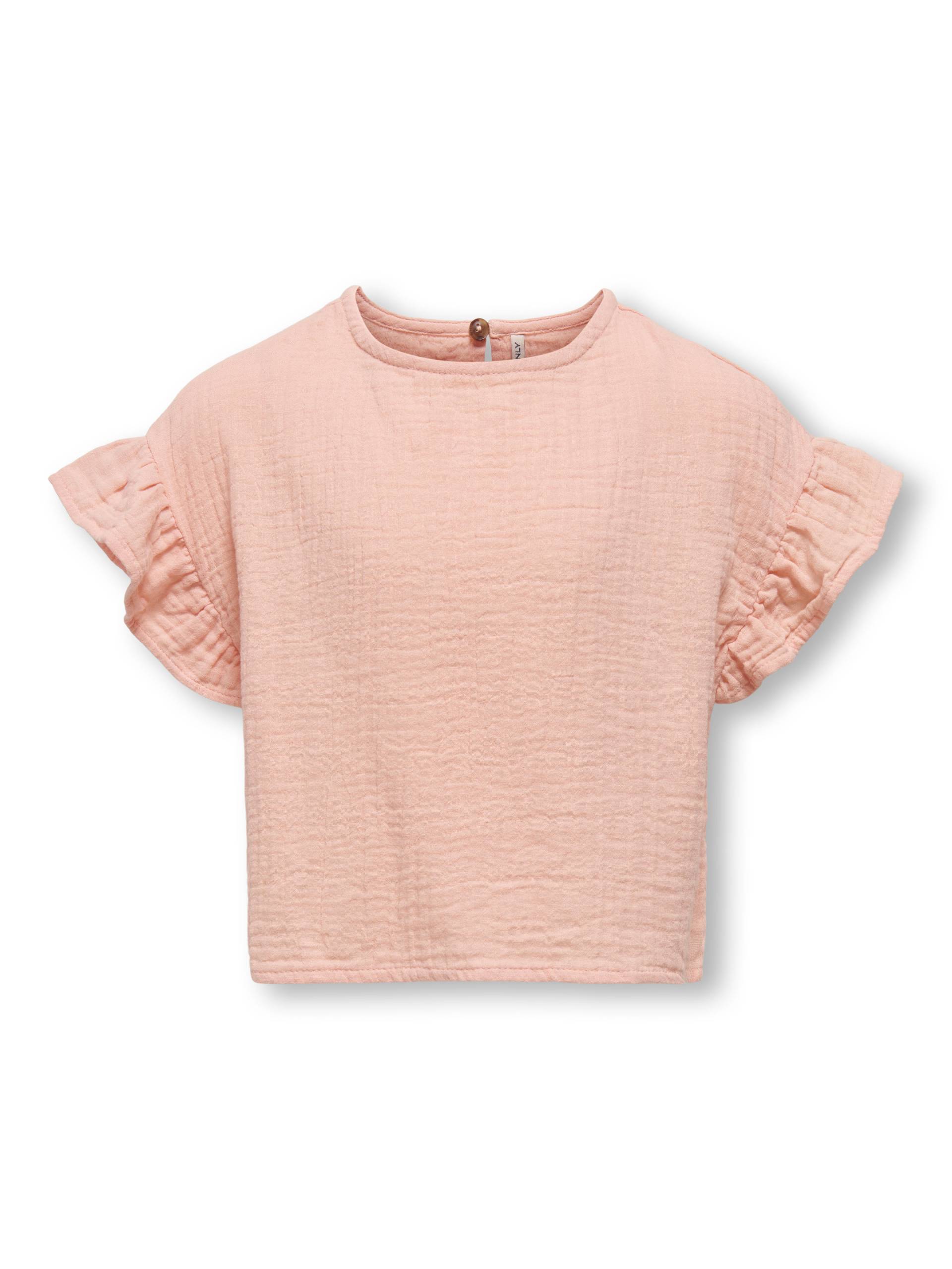 KIDS ONLY - KOGTHYRA LIFE S/S CAPSLEEVE TOP WVN salmon - Gr. - 158 von KIDS ONLY