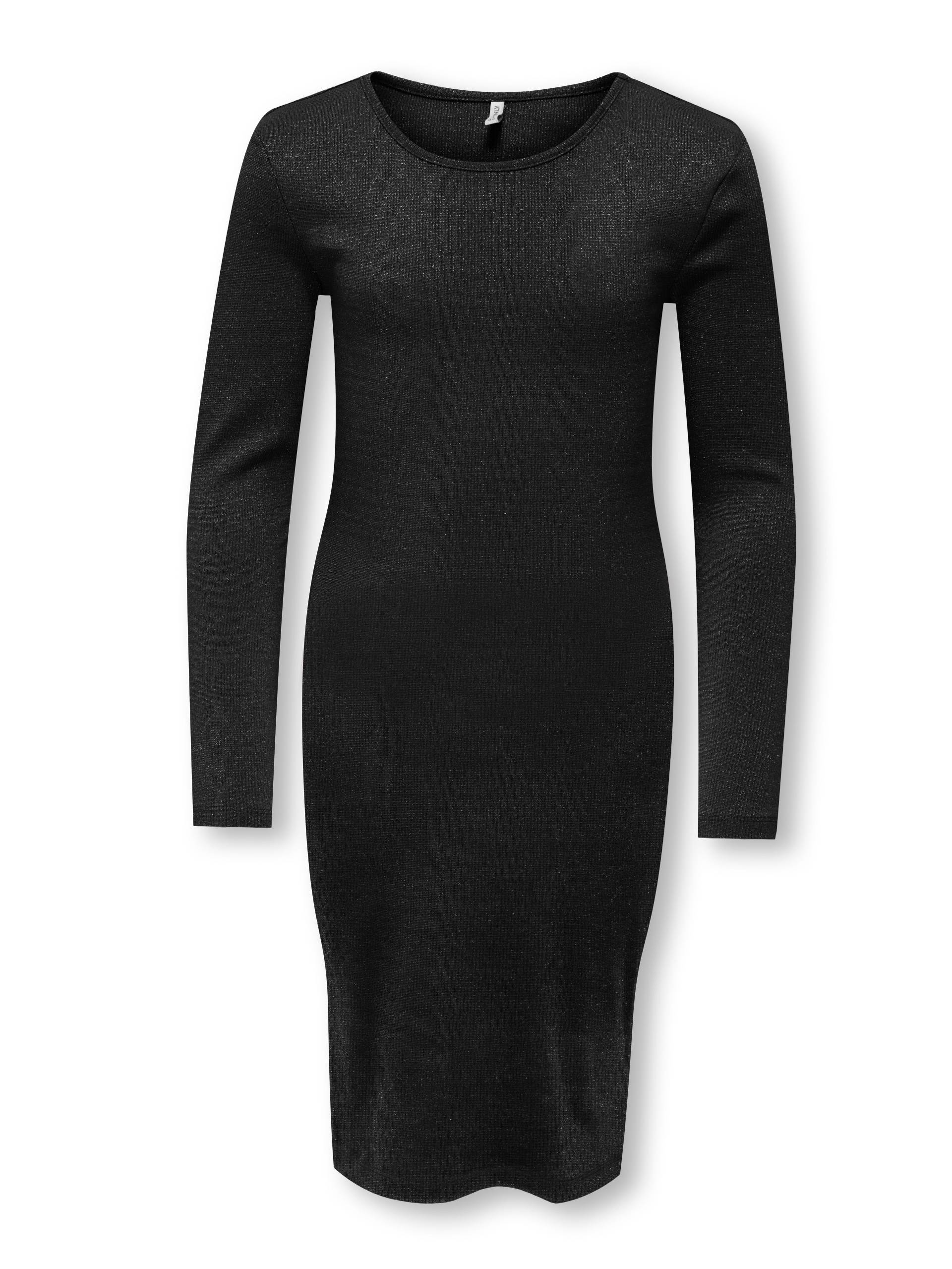 KIDS ONLY - KOGTRINNY LIFE L/S GLITTER DRESS JRS black von KIDS ONLY