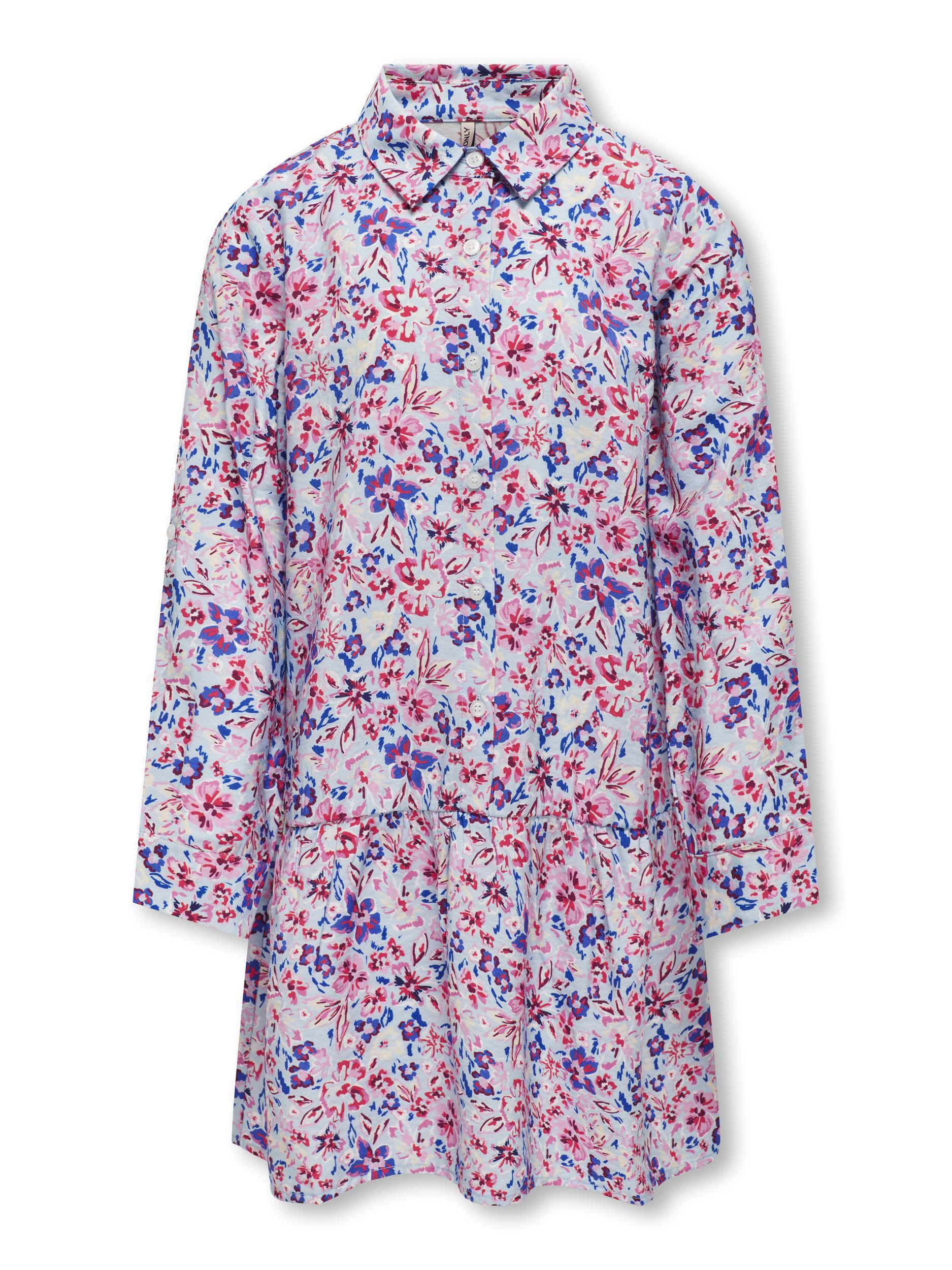 KIDS ONLY - KOGVENEDA L/S SHORT DRESS PTM clear sky - Gr. - 164 von KIDS ONLY