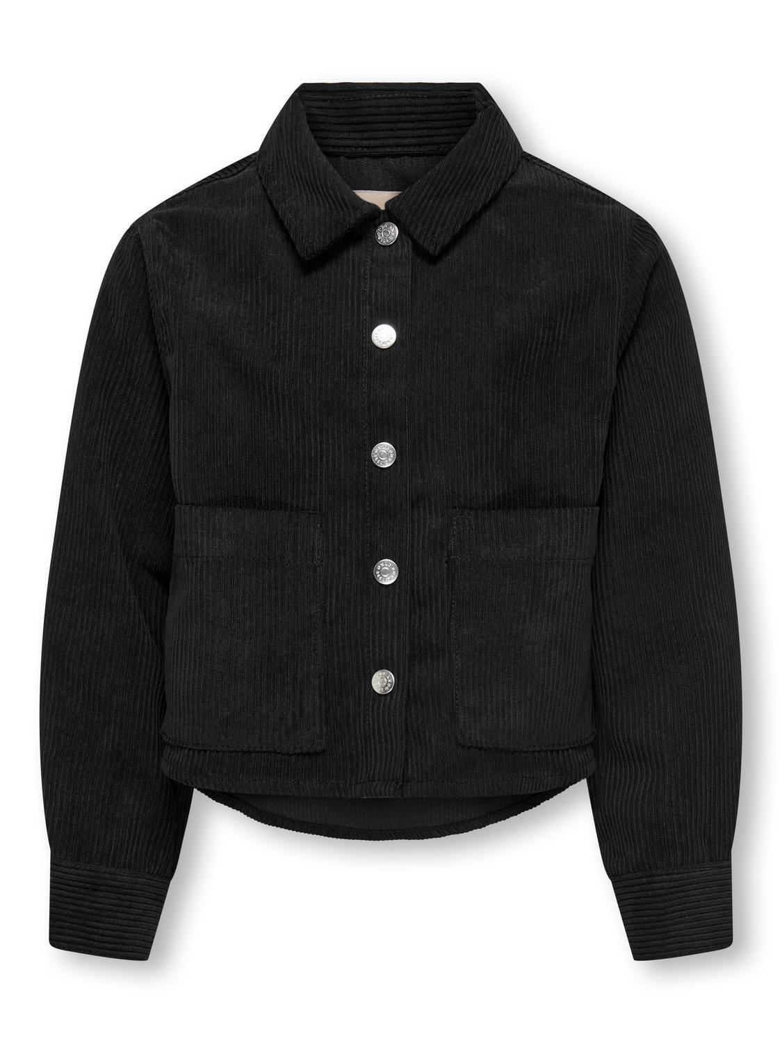 KIDS ONLY - KOGVIOLA L/S CORDUROY SHIRT PNT black - Gr. - 140 von KIDS ONLY