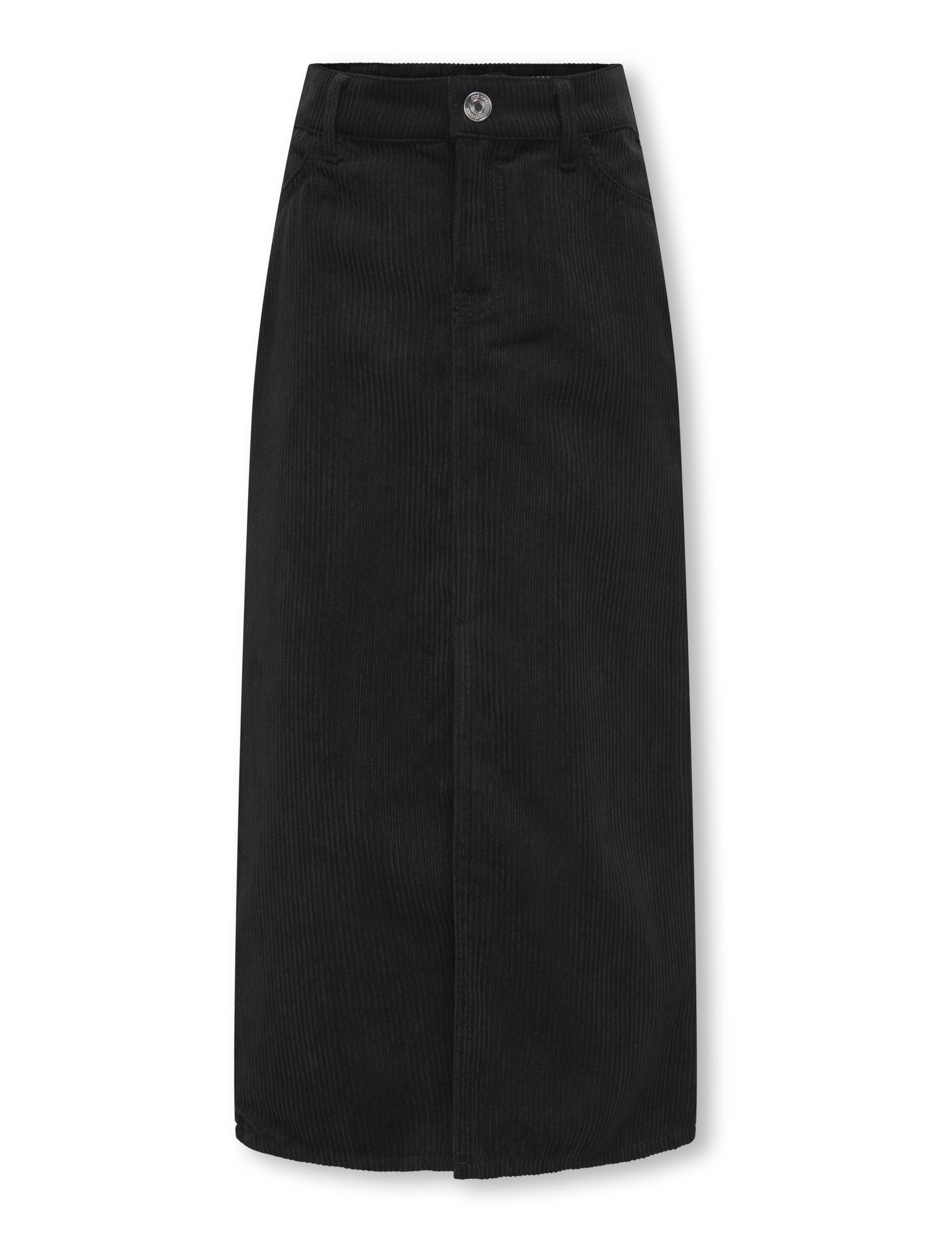 KIDS ONLY - KOGVIOLA LONG SLIT CORD SKIRT PNT black - Gr. - 164 von KIDS ONLY