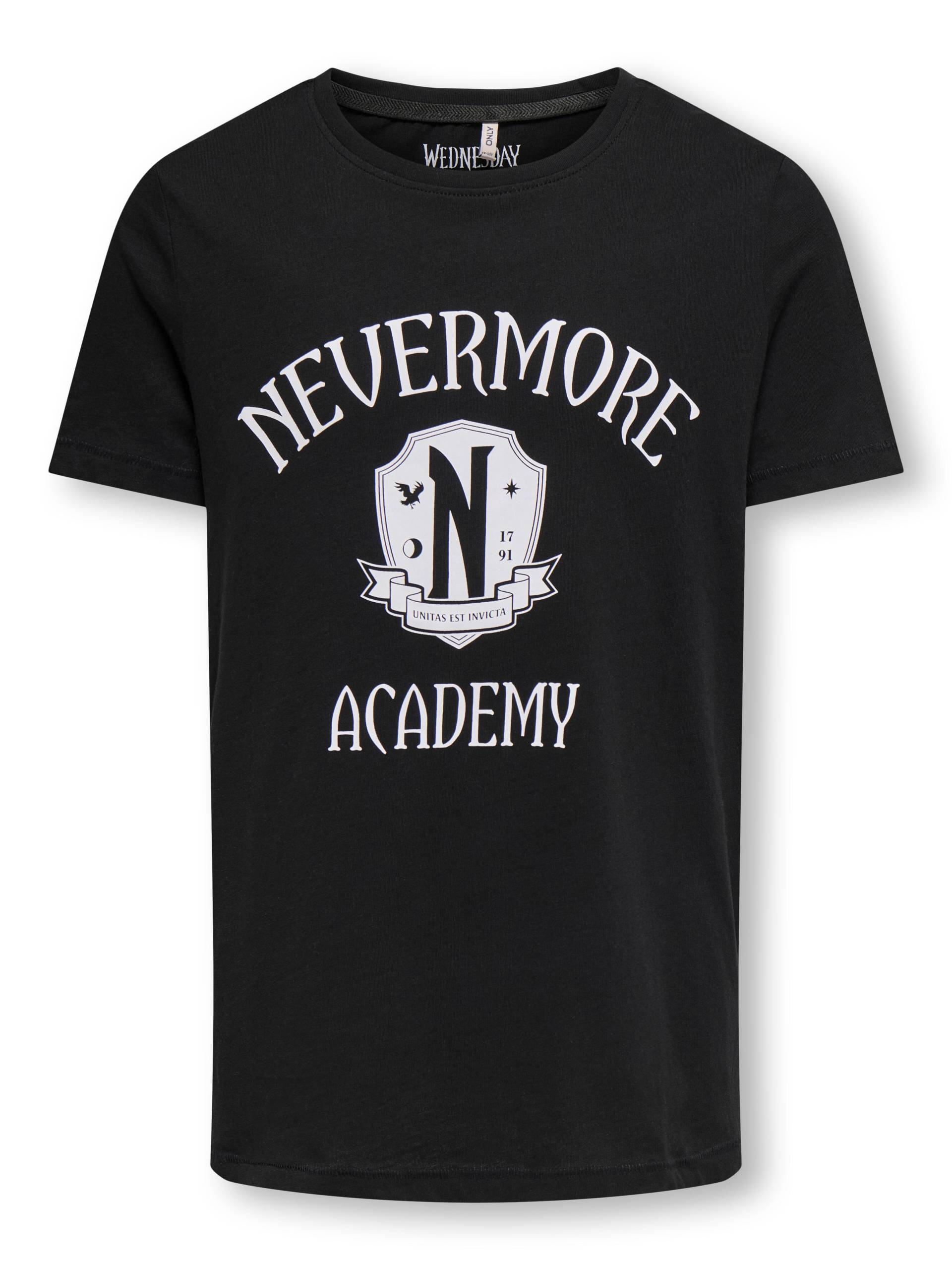 KIDS ONLY - KOGWEDNESDAY LIFE SS LICENS TOP BOX JRS black von KIDS ONLY