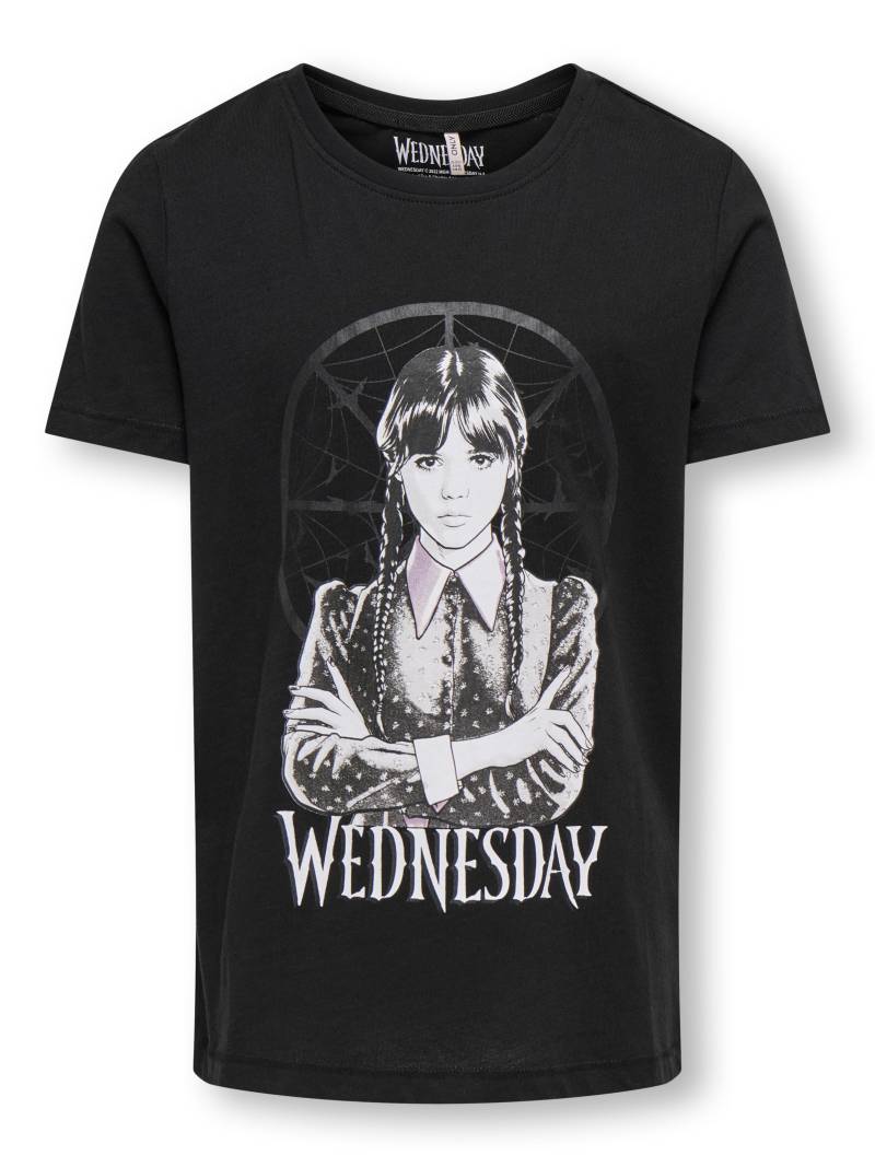 KIDS ONLY - KOGWEDNESDAY LIFE SS LICENS TOP BOX JRS black von KIDS ONLY