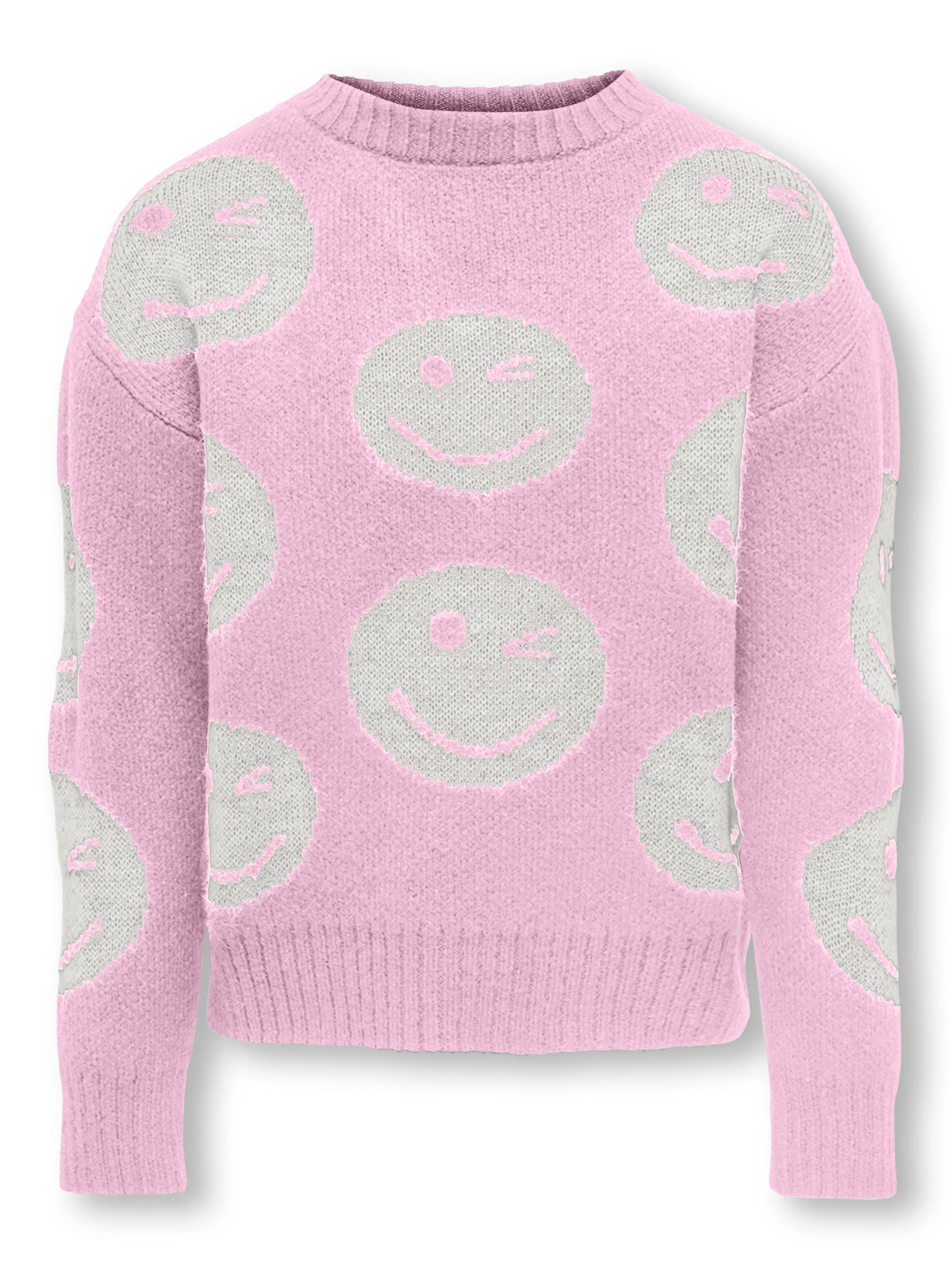 KIDS ONLY - KOGWINK L/S O-NECK KNT pink lady von KIDS ONLY