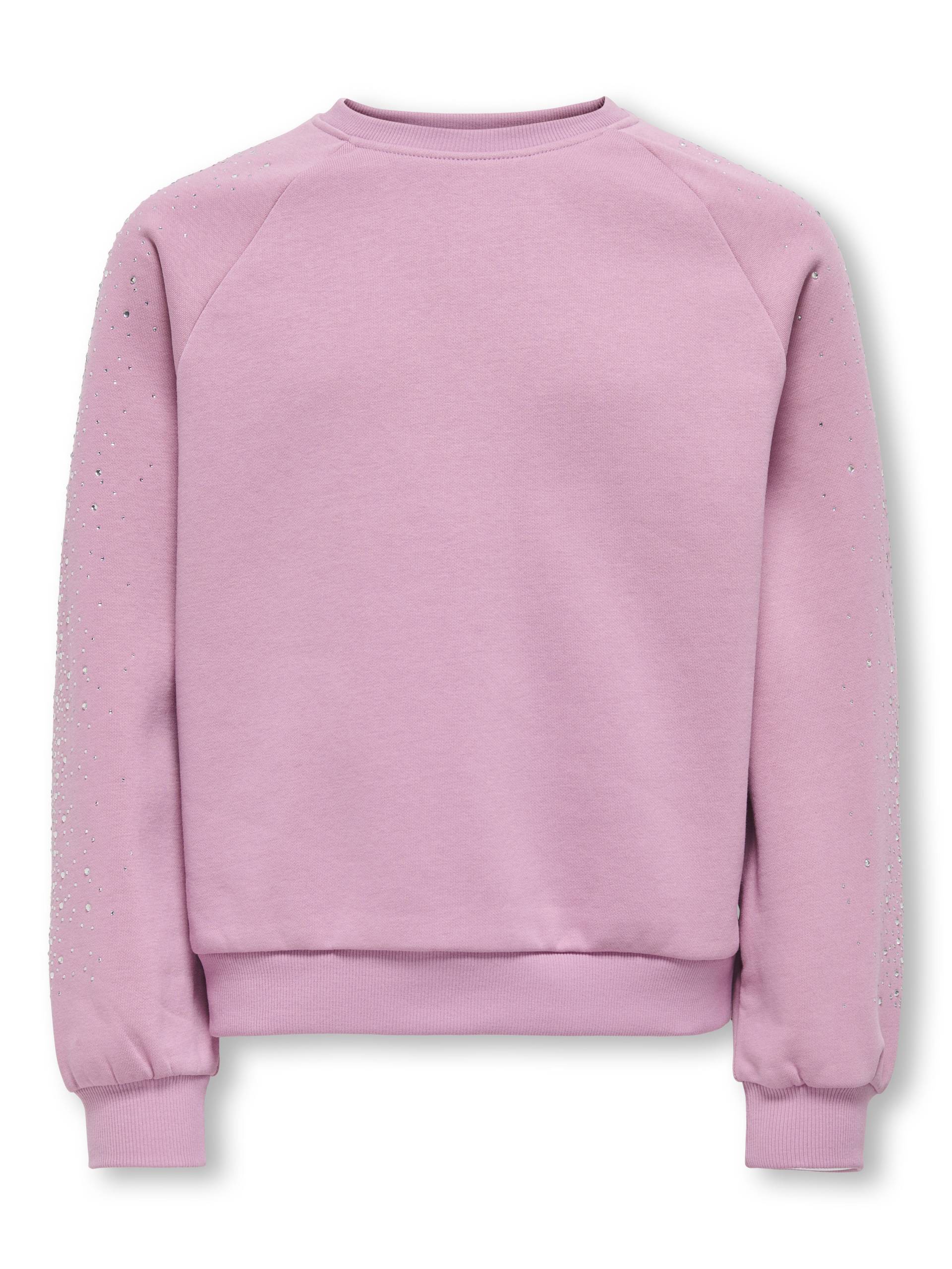 KIDS ONLY - KOGZENNA LIFE LS OVERSIZE RHINESTONE SWT mauve orchid von KIDS ONLY