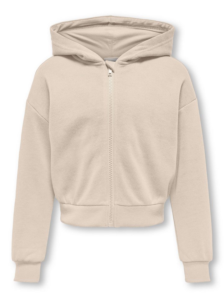 KIDS ONLY Kapuzensweatjacke KOGFAVE L/S ZIP HOOD SWT mit leicht überschnittenen Schultern von KIDS ONLY