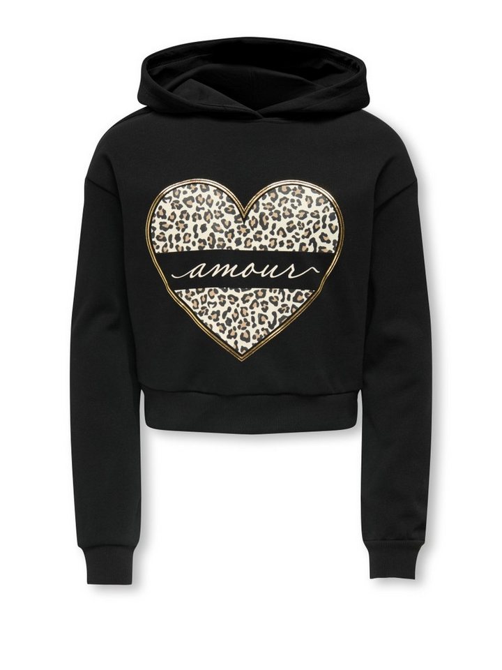 KIDS ONLY Kapuzensweatshirt KOGCOOPER LIFE HEART (1-tlg., Geschenkidee) von KIDS ONLY
