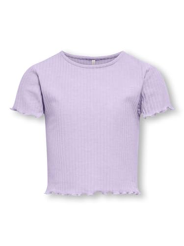 KIDS ONLY Mädchen Kognella S/S O-Neck Top Noos JRS T-Shirt, Pastel Lilac, 158-164 EU von KIDS ONLY