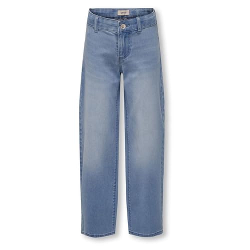 KIDS ONLY Mädchen Kogsylvie Clean Wide Leg Lb DNM PIM Noos Jeanshose, Light Blue Denim, 158 EU von KIDS ONLY