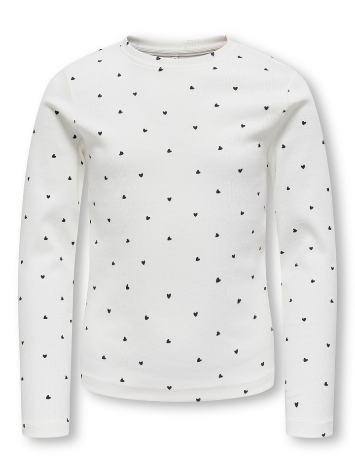 KIDS ONLY Langarmshirt KOGTRINNY LIFE AOP L/S O-NECK TOP JRS von KIDS ONLY