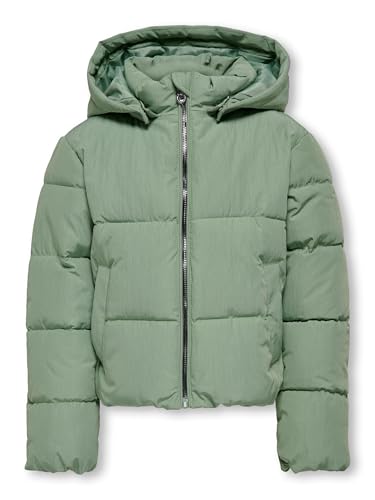 KIDS ONLY Mädchen KOGDOLLY Short Puffer Jacket OTW NOOS Jacke, Hedge Green, 152 von KIDS ONLY