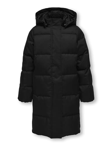 KIDS ONLY Mädchen KOGIRENE Puffer Coat OTW NOOS Jacke, Black, 128 von KIDS ONLY