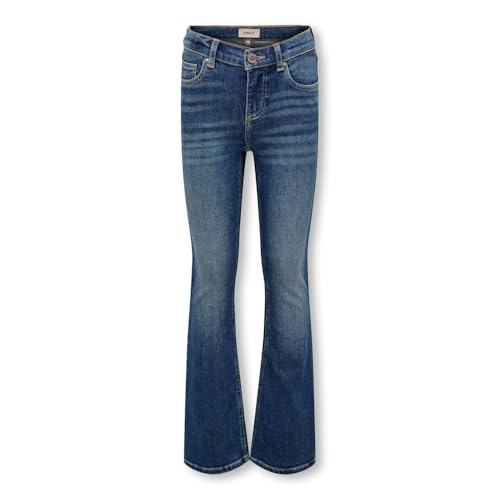 KIDS ONLY Mädchen Kogblush Flared DNM Rea1319 Noos Hose, Medium Blue Denim, 116 EU von KIDS ONLY
