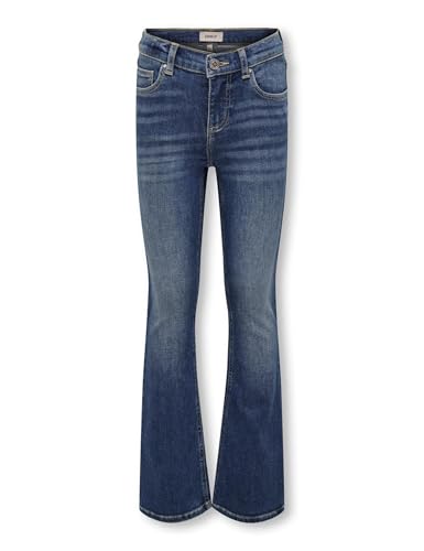 KIDS ONLY Mädchen Kogblush Flared DNM Rea1319 Noos Hose, Medium Blue Denim, 128 EU von KIDS ONLY