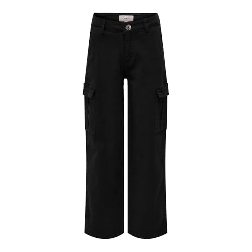 KIDS ONLY Mädchen Kogyarrow-vox STR Pant PNT Noos Cargohose, Schwarz, 152 EU von KIDS ONLY