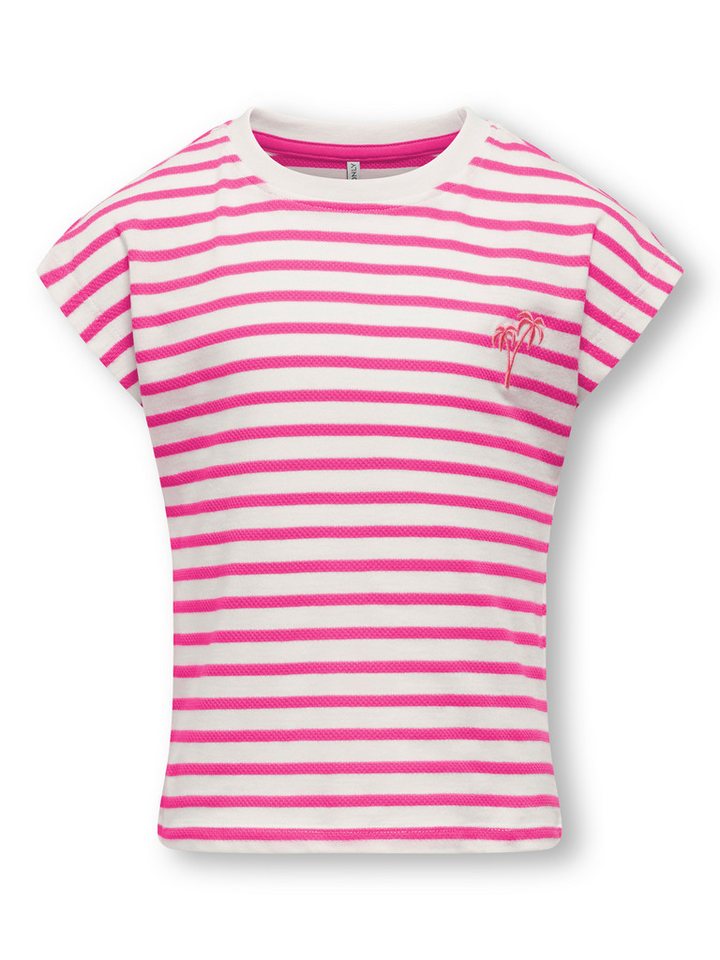 KIDS ONLY Rundhalsshirt KOGTRINE BATSLEEVE STRUCTURE TOP JRS von KIDS ONLY