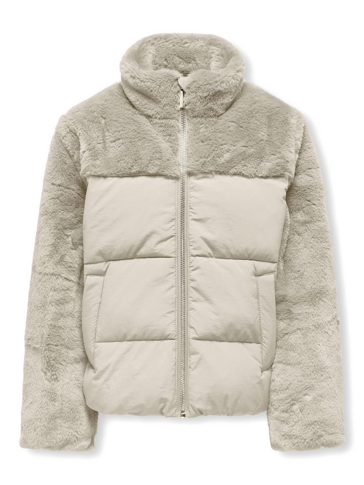 KIDS ONLY Steppjacke KOGWANJA FUR PUFFER MIX COAT OTW von KIDS ONLY
