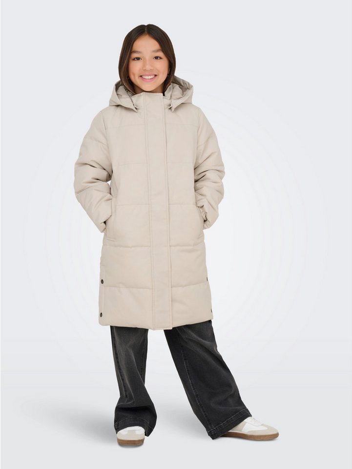 KIDS ONLY Steppmantel KOGIRENE PUFFER COAT OTW NOOS mit seitlichen Druckknöpfen von KIDS ONLY