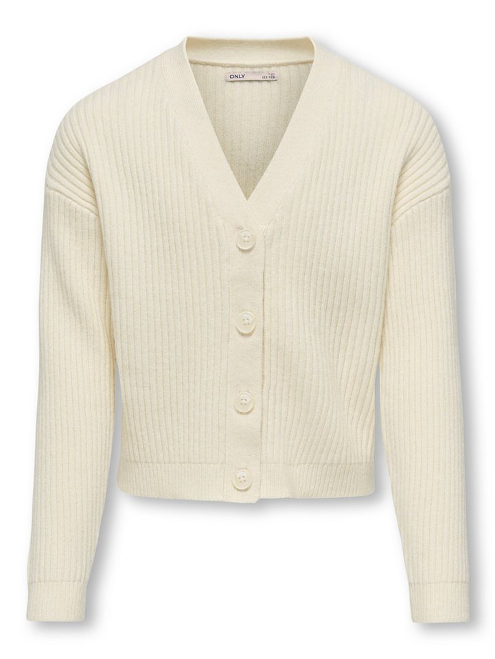 KIDS ONLY Strickjacke KOGMANDY LS SHORT BOXY CARDIGAN KNT NOOS in verkürzter Form und mit leicht überschnittenen Schultern von KIDS ONLY