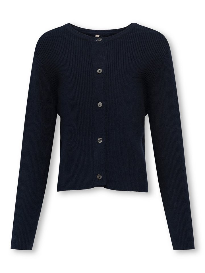 KIDS ONLY Strickjacke KOGNATASCHA LS O-NECK CARD CP KNT NOOS von KIDS ONLY