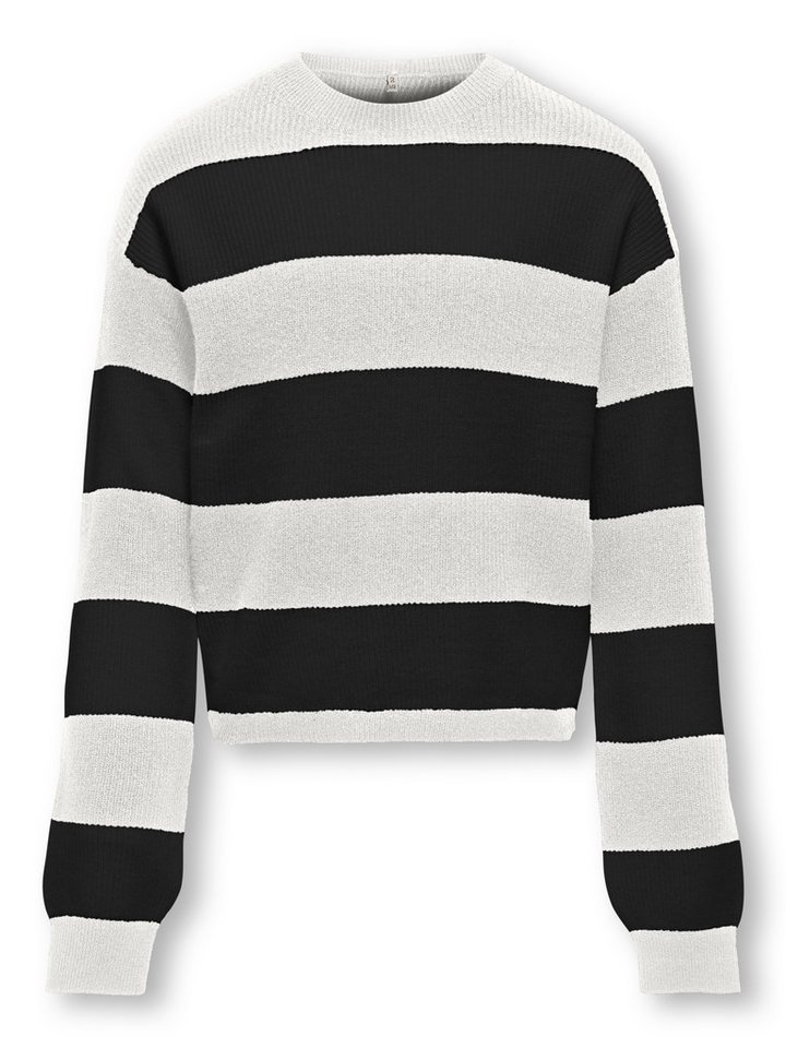 KIDS ONLY Strickpullover KOGFRANCA SHORT L/S STRIPE KNT NOOS von KIDS ONLY