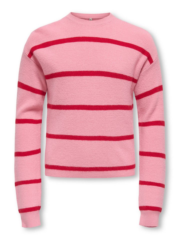 KIDS ONLY Strickpullover KOGFRANCA SHORT L/S STRIPE KNT von KIDS ONLY