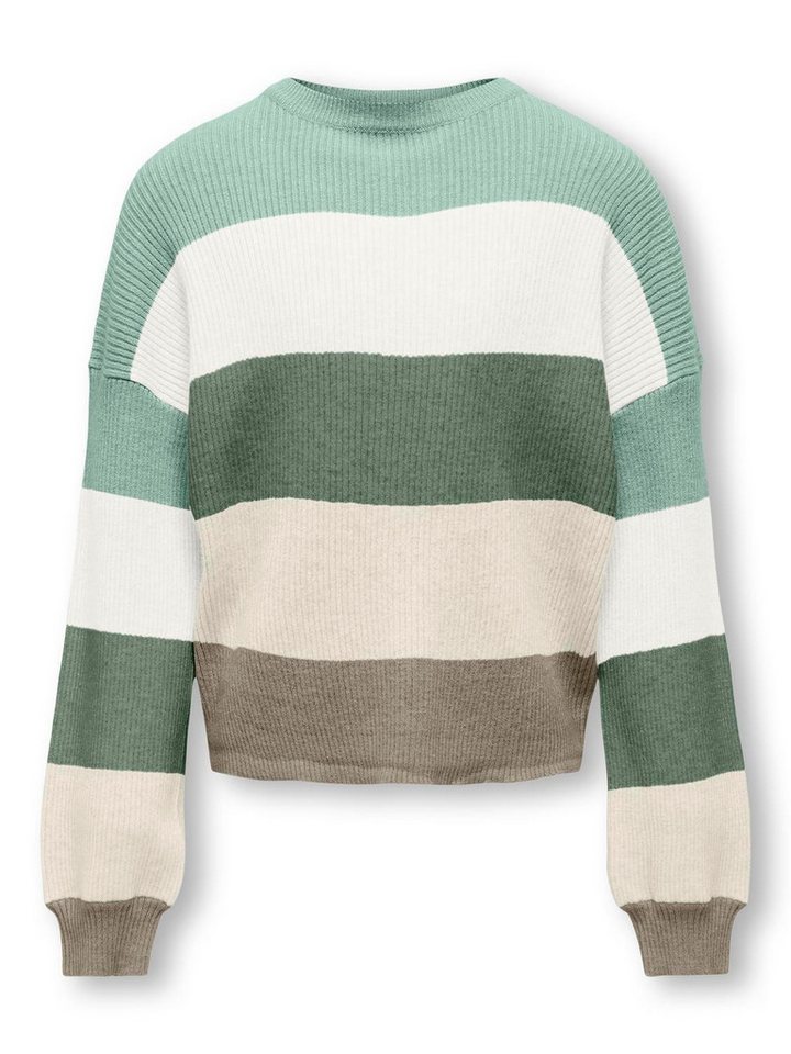 KIDS ONLY Strickpullover KOGSANDY L/S STRIPE PULLOVER KNT von KIDS ONLY