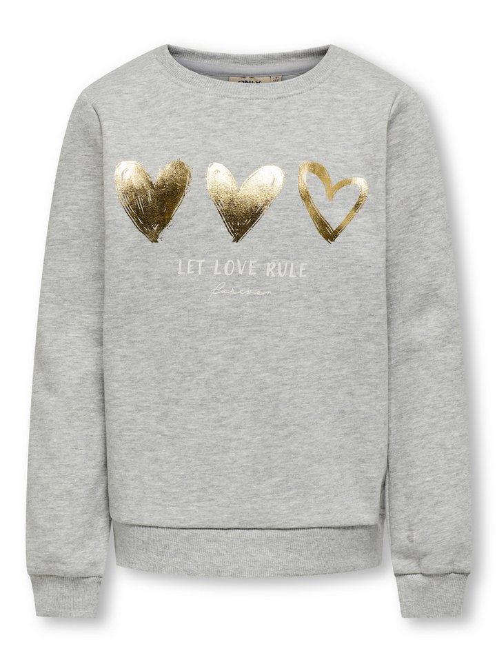 KIDS ONLY Sweatshirt KOGMARY LIFE L/S O-NECK BOX SWT von KIDS ONLY